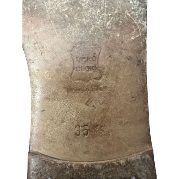 Manolo Blahnik Sandal Slide Flats Black  Leather Women's  351/2 - Picture 6 of 6